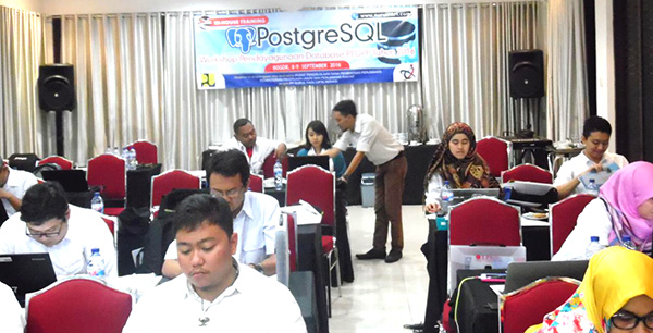  Training RDBMS PostgreSQL di Kementerian PUPR