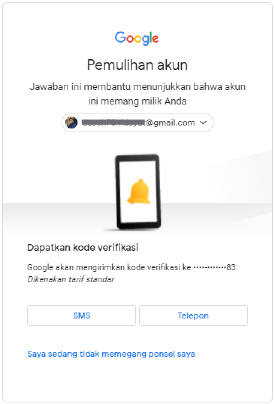  Cara Mengatasi Lupa Password Gmail dengan Nomor Telepon dan Email