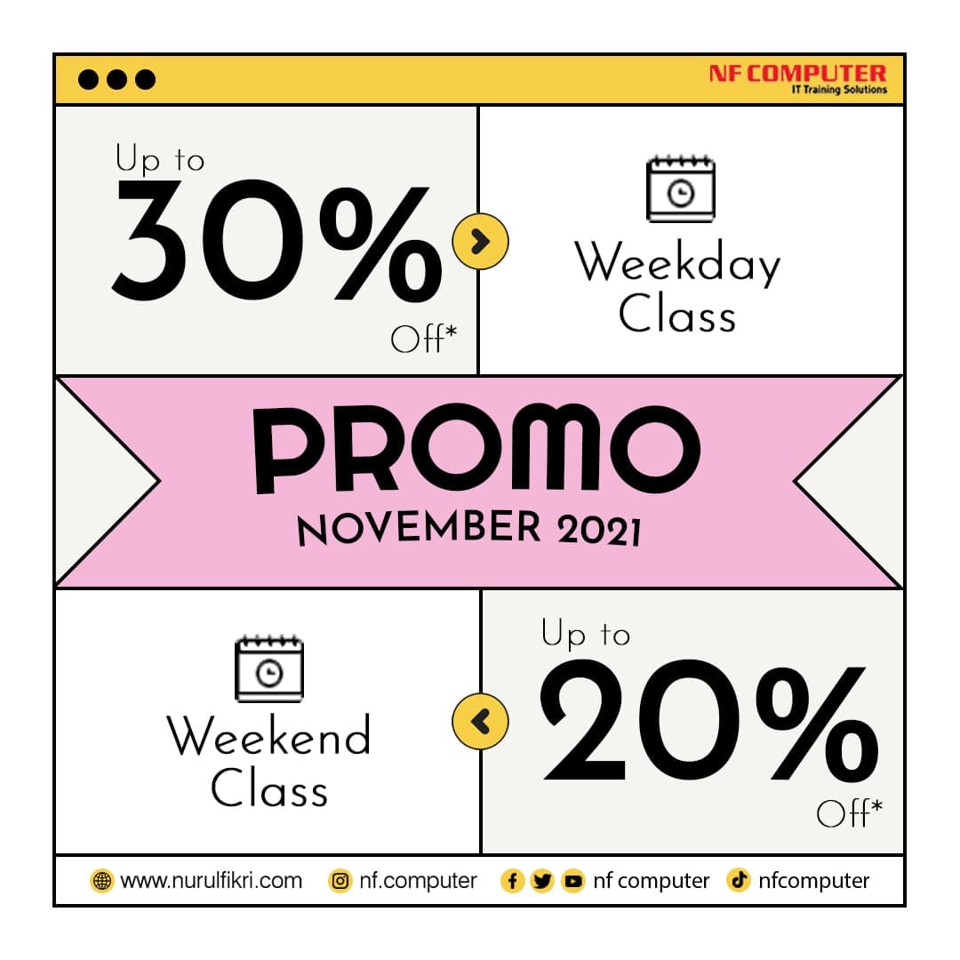 Promo November – Diskon 30%