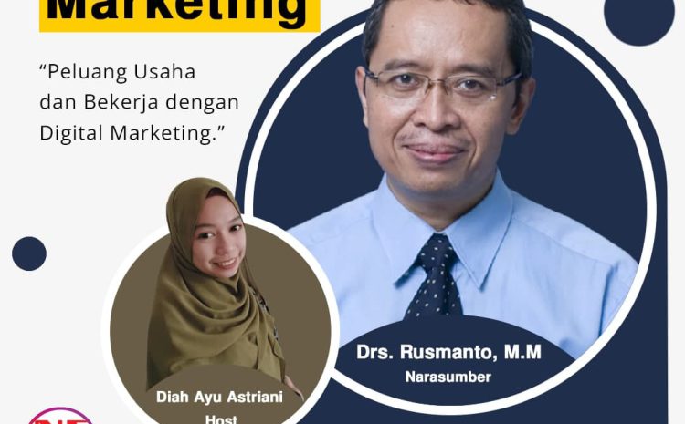  Live IG – Peluang Usaha dan Bekerja dengan Digital Marketing