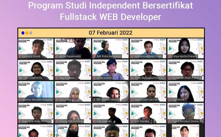  Opening Ceremony Program Studi Studi Independen Bersertifikat FullStack Web Developer